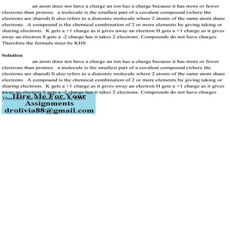                      an atom does not have a charge an ion has a charg.pdf