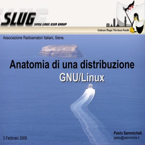 Anatomia di una distribuzione GNU/Linux