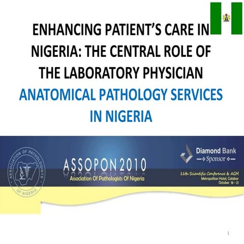 Anatomic Pathology in Nigeria