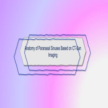 anatomi based on CT scan sinus paranasal imaging