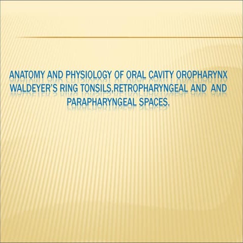 Physiology of swallowing | PPT