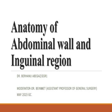 ANATOMY OF ANTERIOR ABDOMINAL WALL | PPTX