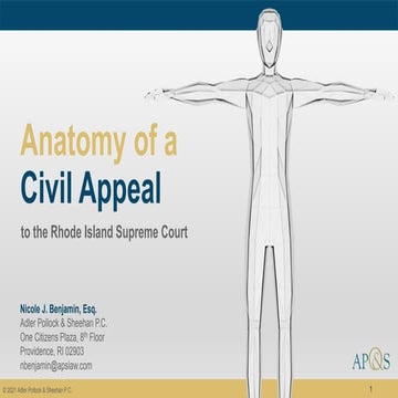 Anatomy of a Civil Appeal to the Rhode Island Supreme Court | PPT