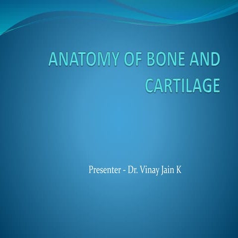 Anatomy of bone and Cartilage