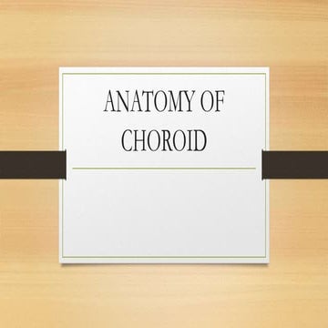 ANATOMY OF CHOROID.pptx
