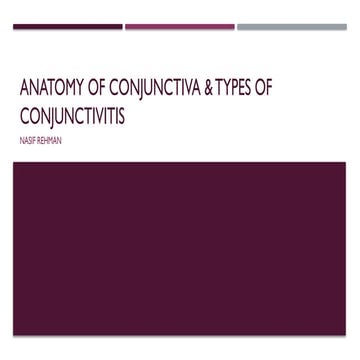 Anatomy of Conjunctiva & Types of Conjunctivitis.pptx