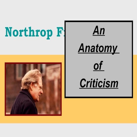 Anatomy Of  Criticism