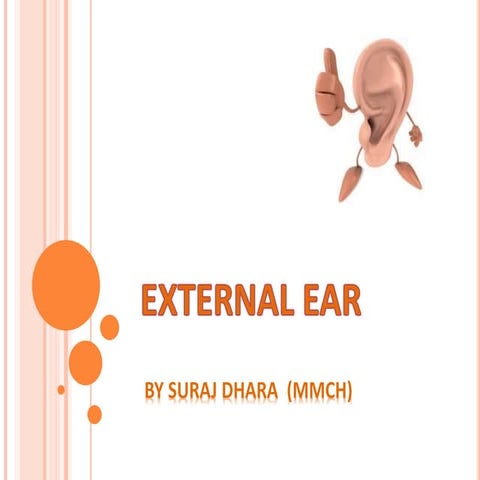 ANATOMY OF EXTERNAL EAR | PPT