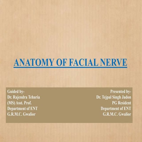 anatomy of facial nerve by tejpl singh.pptx