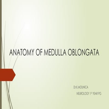 ANATOMY OF MEDULLA OBLANGATA AND SYNDROMES.pptx