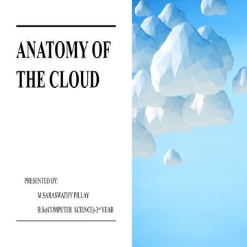 anatomy of the cloud in cloud computing.