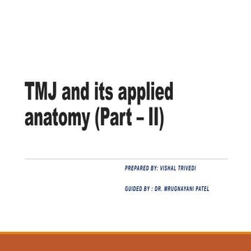Diagnosis of TMDs and General therapy.pptx