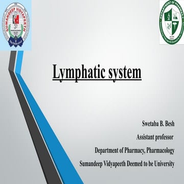Anatomy & Physiology of lymphatic system.pptx