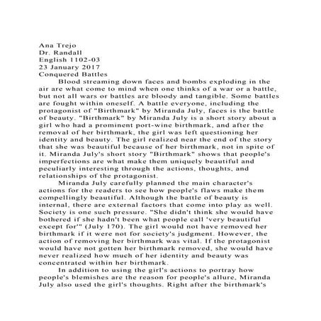 Ana TrejoDr. Randall English 1102-0323 January 2017Conquer.docx