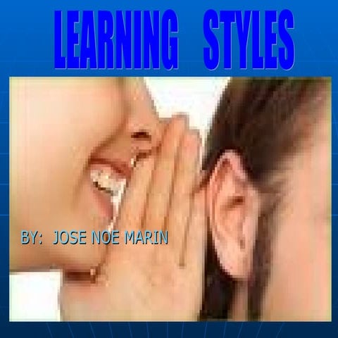 An Auditory Learner Is Someone Who[1]