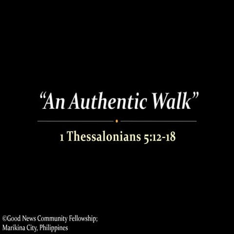 An Authentic Walk 30MAR2014