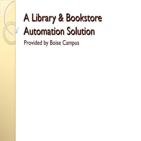 An automation solution