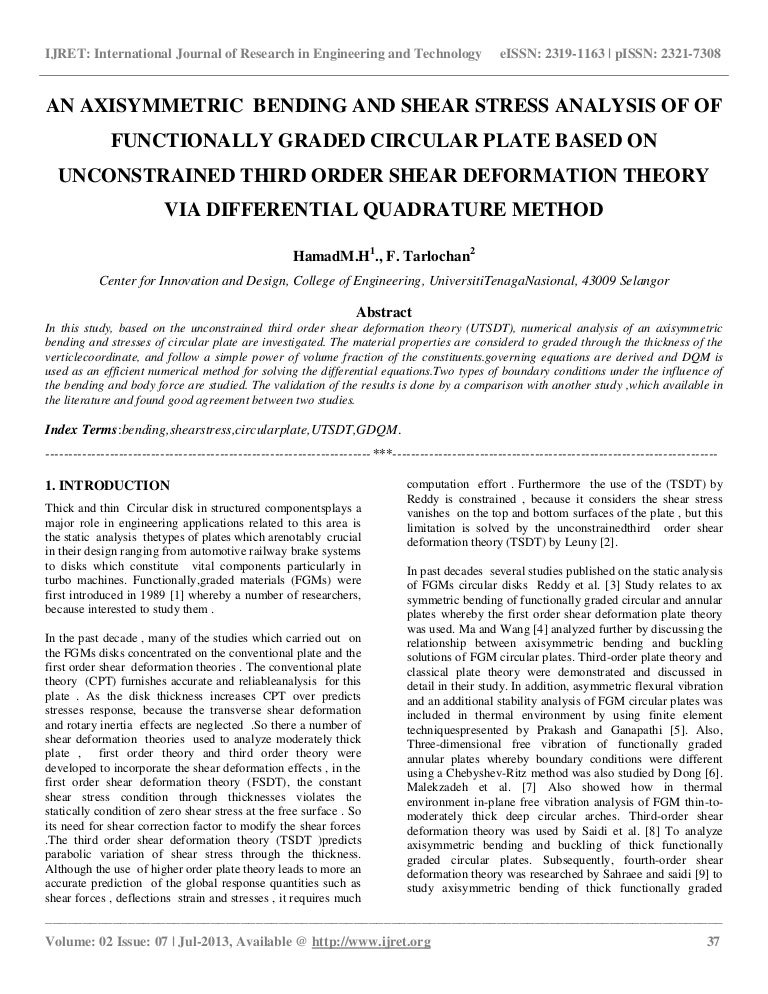Finite deformation theory picture