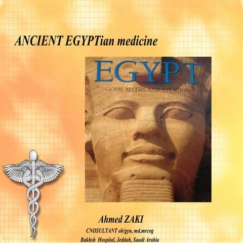 Anceient egyptian medicine