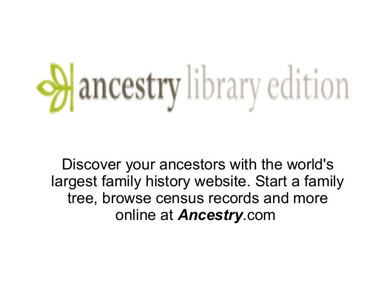 Ancestry