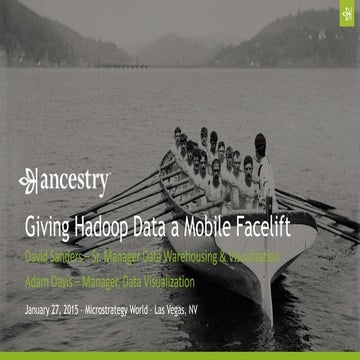Ancestry Microstrategy World 2015 Presentation