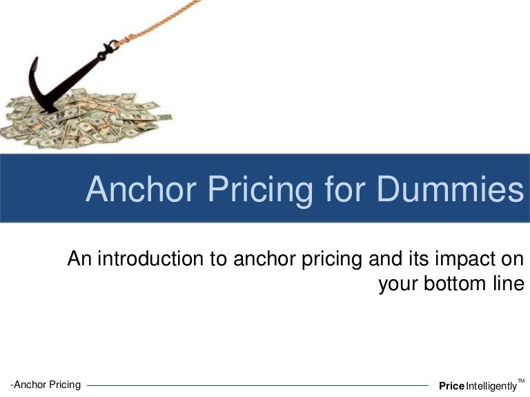 Must Read Guide to Anchor Pricing Strategies