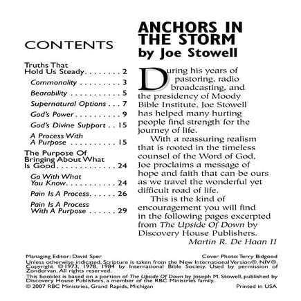 Anchors in-the-storm