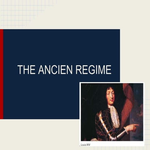 Ancien regime i | PPTX