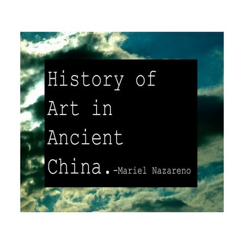 Ancient China Project
