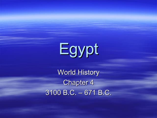 Ancient Egypt Civilization