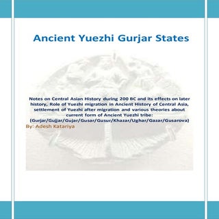 Ancient yuezhi gurjar states
