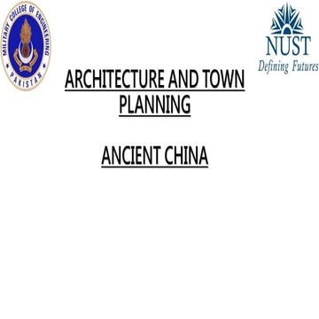 Ancient Chinese Architecture