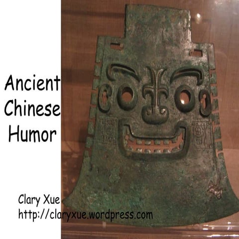 Ancient chinese humor