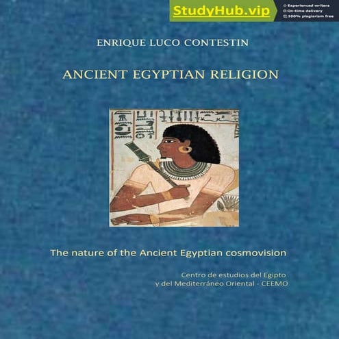 Ancient Egyptian Religion - Part 1 | PDF