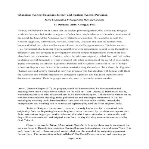 Ancient Egyptians,Ancient Persians 