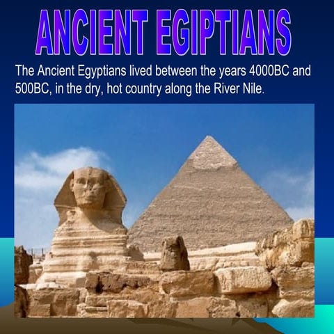 Ancient egyptians 6thA