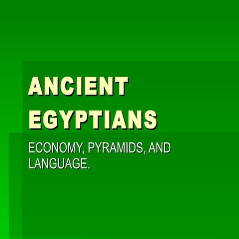 Ancient egyptians