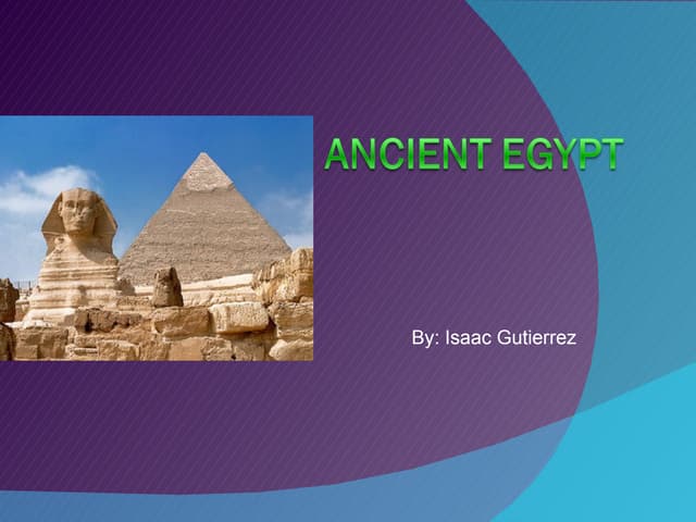 Ancient egypt isaac gutierrez