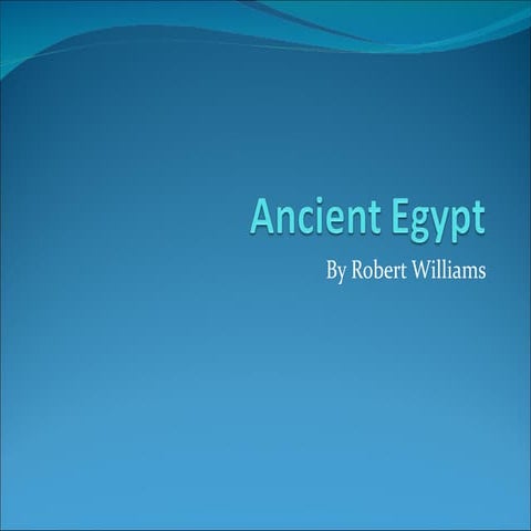 Ancient egypt robert