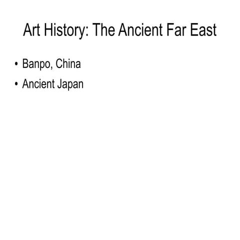 Art History: Neolithic Japan and Mesopotamia