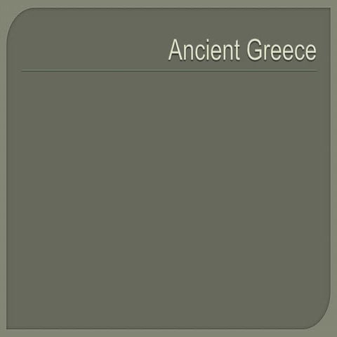 Ancient greece powerpoint