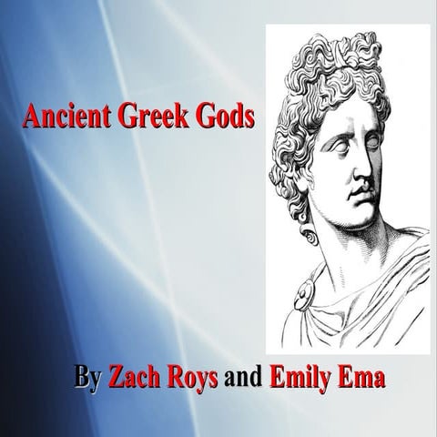 Gods and Goddesses (Role in the Trojan War) | PPTX