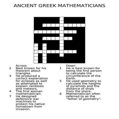 Ancient greek mathematicians | PDF