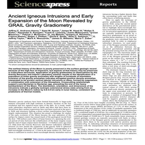 Ancient igneous intrusions_and_early_expansion_of_the_moon_revealed_by_grail