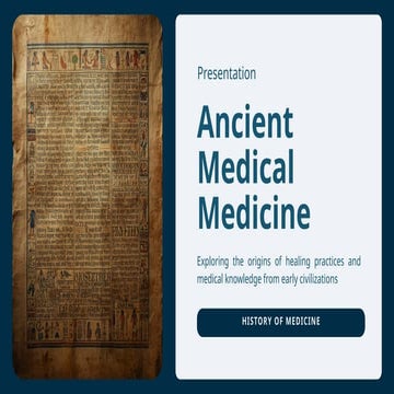 Exploring the Origins and Evolution of Ancient Medical Practices and ...