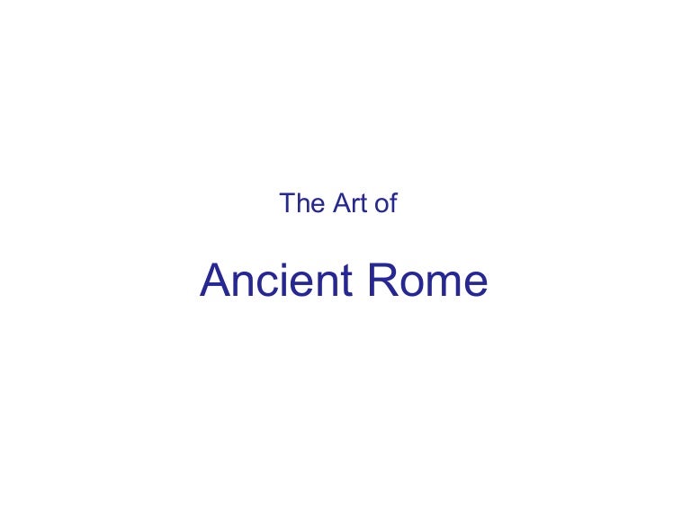 Ancient Roman Art