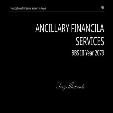 Ancillary Financial Services for BBS.pptx