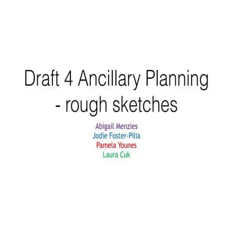 Final draft planning shotlist and storyboard | PPTX