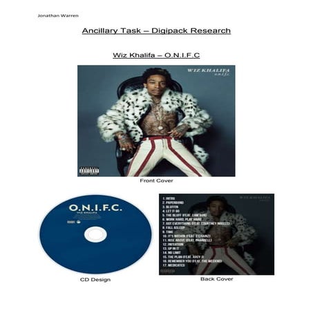 Ancillary task   digipack research