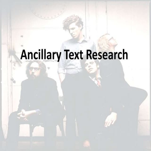 Ancillary text research 